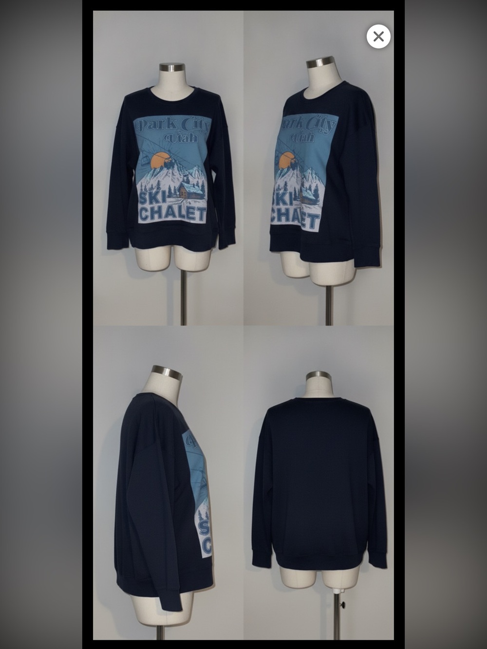 Time and Tru Black Sweater